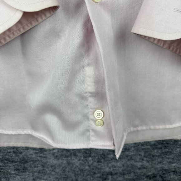 Joseph & Feiss Dress Shirt Men's18.5  36/37 Light Pink, Long Sleeve, Button Up - Picture 8 of 16